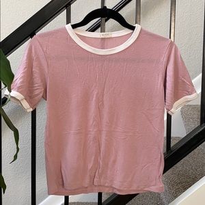 Muted pink tee